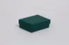 3L x 2-1/8W x 1H, 2-Piece Set-Up Jewelry Boxes w/Fiber Insert, Dark Green