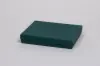 6L x 5W x 1H, 2-Piece Set-Up Jewelry Boxes w/Fiber Insert, Dark Green