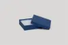 2-1/2L x 1-1/2W x 7/8H, 2-Piece Set-Up Jewelry Boxes w/Fiber Insert, Navy Matte
