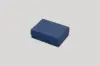 2-1/2L x 1-1/2W x 7/8H, 2-Piece Set-Up Jewelry Boxes w/Fiber Insert, Navy Matte
