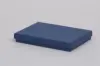6L x 5W x 1H, 2-Piece Set-Up Jewelry Boxes w/Fiber Insert, Navy Matte