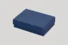 3L x 2-1/8W x 1H, 2-Piece Set-Up Jewelry Boxes w/Fiber Insert, Navy Matte