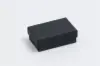 2-1/2L x 1-1/2W x 7/8H, 2-Piece Set-Up Jewelry Boxes w/Fiber Insert, Onyx