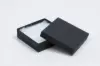 3-1/2L x 3-1/2W x 1H, 2-Piece Set-Up Jewelry Boxes w/Fiber Insert, Onyx