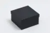 3-1/2L x 3-1/2W x 2H, 2-Piece Set-Up Jewelry Boxes w/Fiber Insert, Onyx