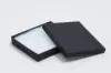 5L x 6W x 1H, 2-Piece Set-Up Jewelry Boxes w/Fiber Insert, Onyx