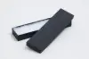 2L x 8W x 7/8H, 2-Piece Set-Up Jewelry Boxes w/Fiber Insert, Onyx