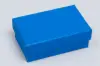 2-1/2L x 1-1/2W x 7/8H, 2-Piece Set-Up Jewelry Boxes w/Fiber Insert, Matte Cobalt Blue