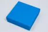 3-1/2L x 3-1/2W x 1H, 2-Piece Set-Up Jewelry Boxes w/Fiber Insert, Matte Cobalt Blue