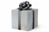 24W x 417 ft, Solid Wrapping Paper, Pale Silver Foil