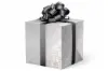 24W x 417 ft, Solid Wrapping Paper, Pale Silver Tara