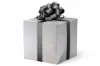 24W x 417 ft, Everyday Wrapping Paper, Pale Silver Crash