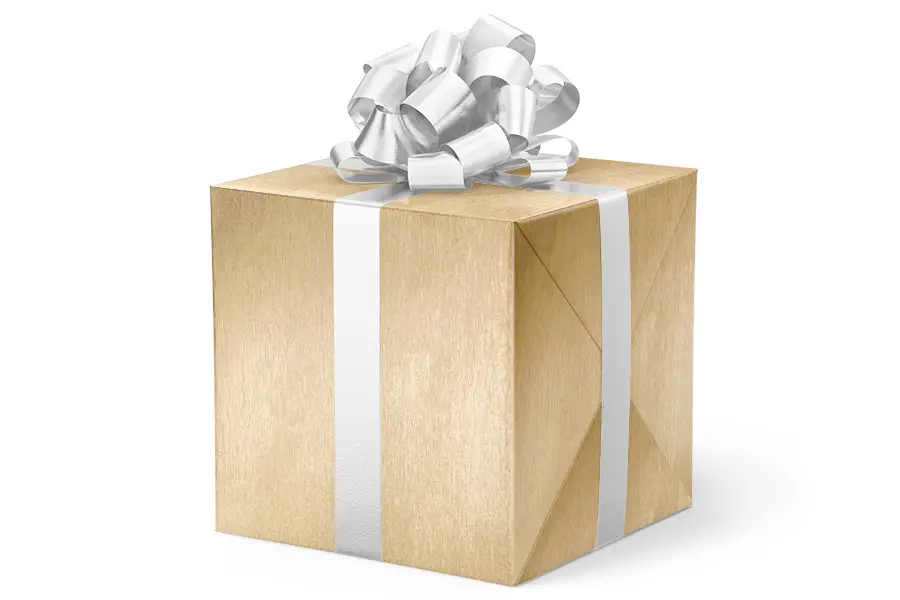 24W x 417 ft, Solid Wrapping Paper, Pale Gold Taffeta