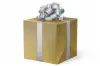 24W x 417 ft, Everyday Wrapping Paper, Gold Metallic Rib
