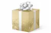 24W x 417 ft, Solid Wrapping Paper, Gold Akita
