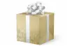 24W x 417 ft, Solid Wrapping Paper, Gold Crash Linen