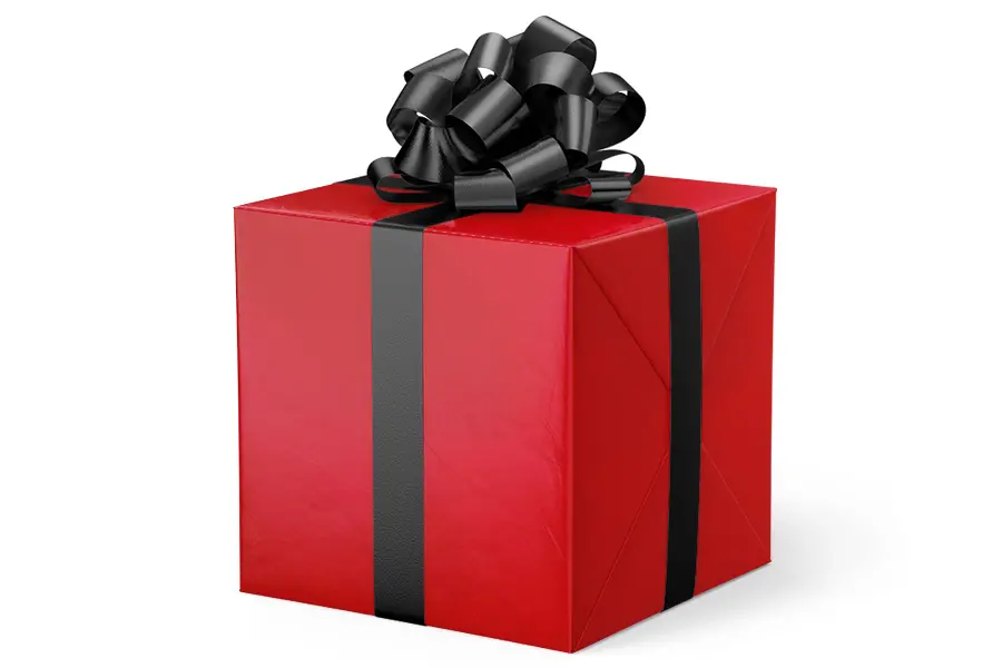 24W x 417 ft, Solid Wrapping Paper, Rouge Red