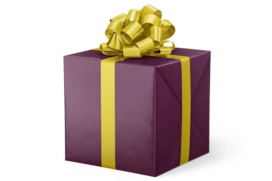 24W x 417 ft, Solid Wrapping Paper, Purple Velvet