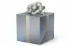 24W x 417 ft, Solid Wrapping Paper, Black Metallic