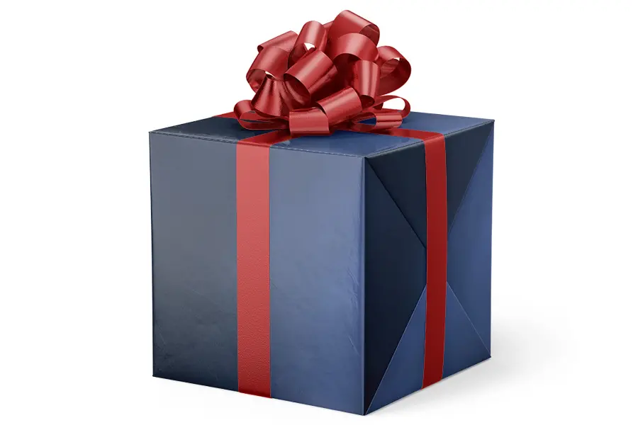 24W x 417 ft, Everyday Wrapping Paper, Blue Velvet Iridescent