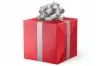 24W x 417 ft, Holiday Wrapping Paper, Red Soft Touch