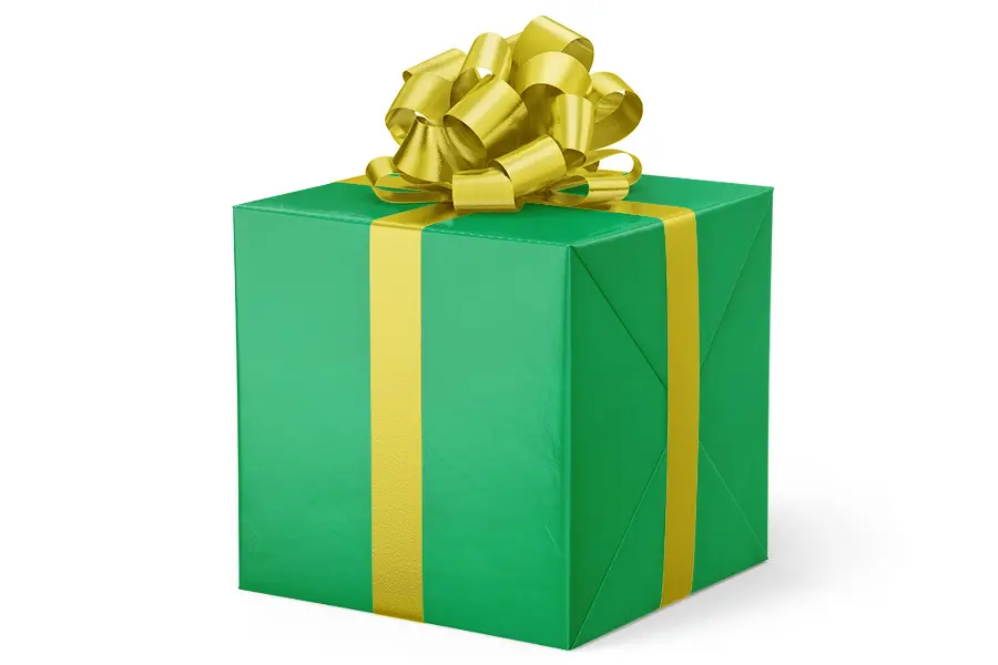 24W x 417 ft, Solid Wrapping Paper, Dark Green