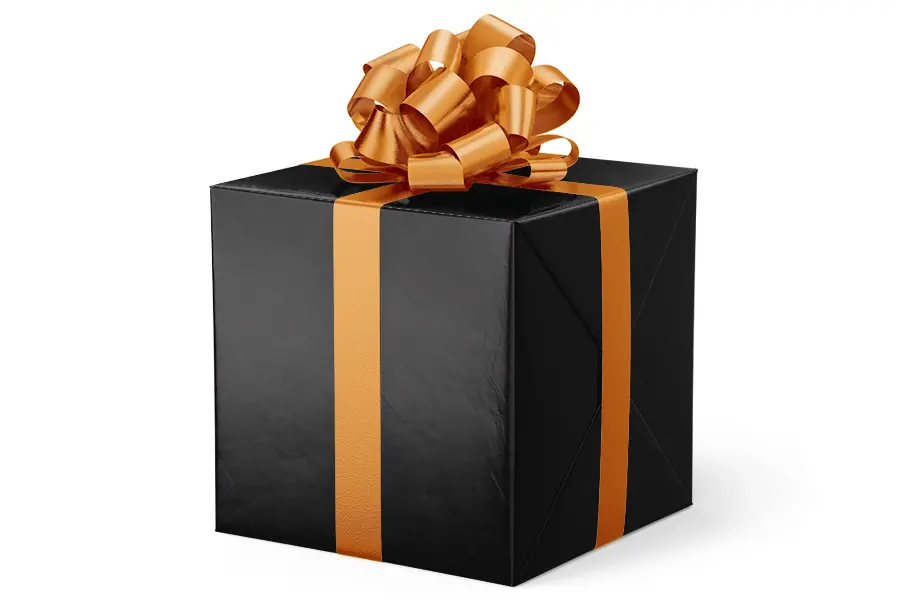 24W x 417 ft, Solid Wrapping Paper, Black Vista Supreme