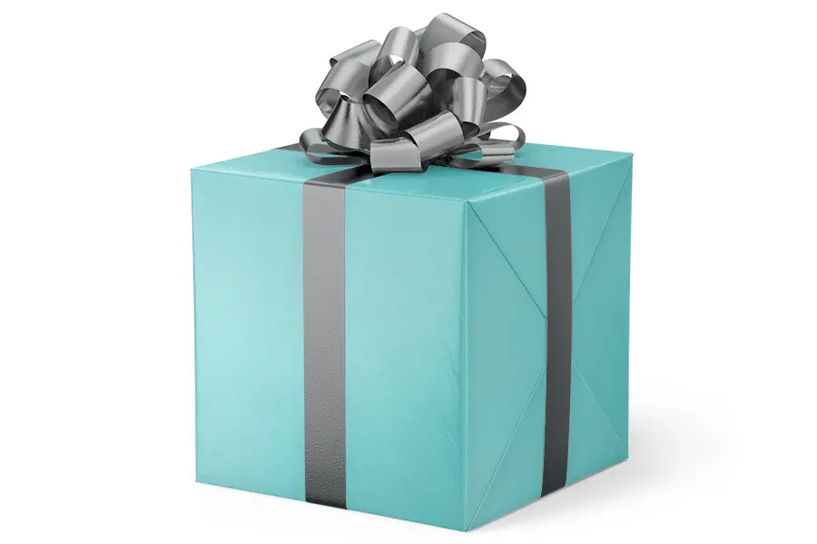 24W x 417 ft, Solid Wrapping Paper, Aruba