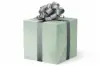 24W x 417 ft, Solid Wrapping Paper, Green Metallic Solid