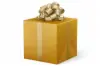 24W x 417 ft, Solid Wrapping Paper, Pure Gold