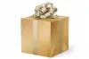 24W x 417 ft, Everyday Wrapping Paper, Lenox Lined Gold