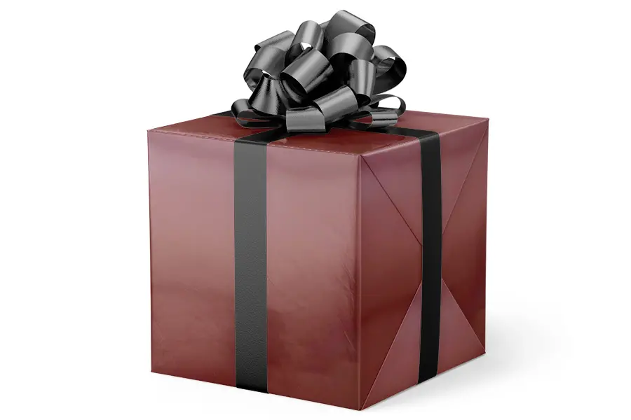 24W x 417 ft, Everyday Wrapping Paper, Chocolate Chrome