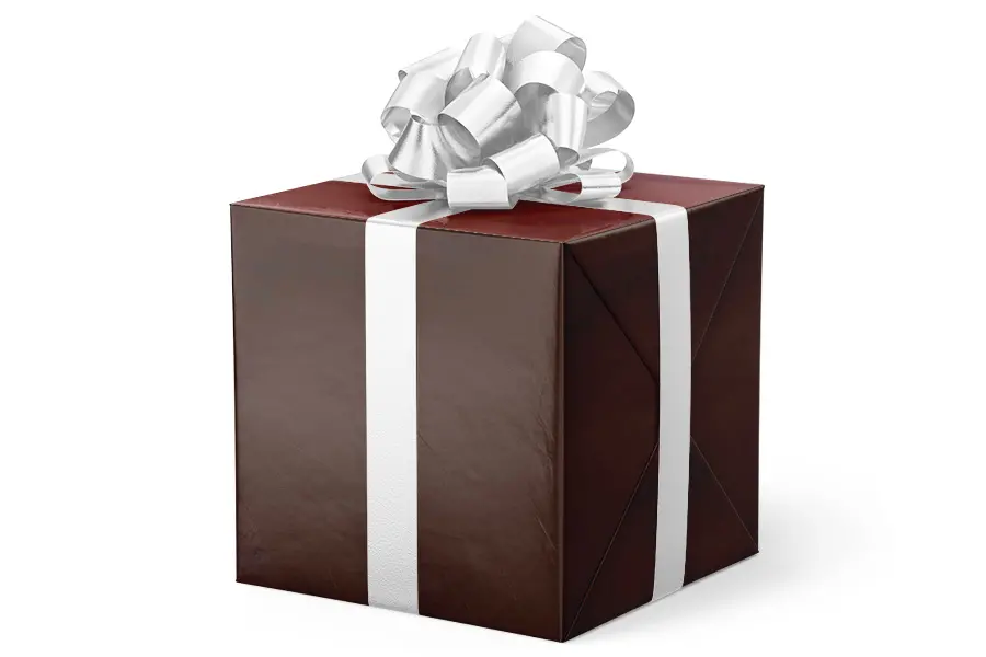 24W x 417 ft, Solid Wrapping Paper, Chocolate Vista Supreme