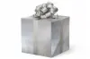 24W x 417 ft, Everyday Wrapping Paper, Silver Mist