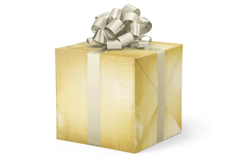 24W x 417 ft, Everyday Wrapping Paper, Golden Fleece