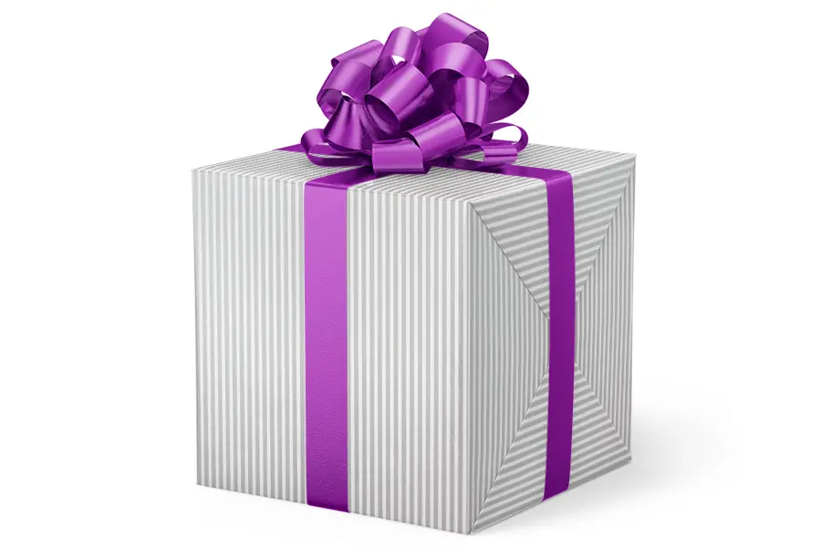 24W x 417 ft, Everyday Wrapping Paper, Silver Stripe