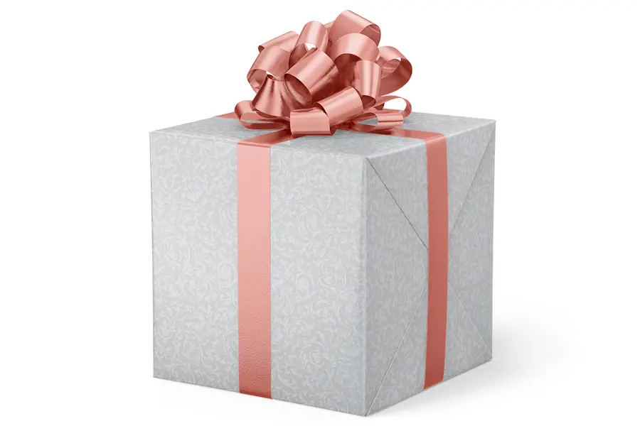 24W x 417 ft, Everyday Wrapping Paper, Wedding Filigree