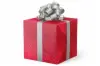 24W x 417 ft, Everyday Wrapping Paper, Red Foil Hearts