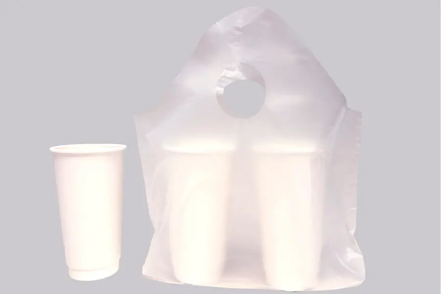 12W X 3D X 12H, WAVETOP PLASTIC TAKE-OUT BAGS, CLEAR