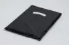 9W x 12H, Super Gloss Plastic Bags, Black Gloss