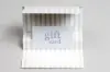 3-3/8W x 5L x 1/5H, Flip Gift Card Folder, Pearl Stripe