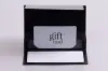 3-3/8W x 5L x 1/5H, Flip Gift Card Folder, Black Gloss