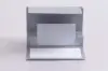3-3/8W x 5L x 1/5H, Flip Gift Card Folder, Silver Gloss