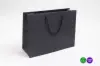 13W x 5D x 10H, Black Textured Paper Eurotote Bags