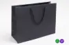 16W x 6D x 12H, Black Textured Paper Eurotote Bags