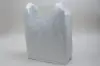 14W x 9D x 26H, Economy Plastic Shopping Bags - White, White