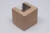 4L x 4W x 4H, Natural Kraft Bakery Boxes with Window, Natural Kraft