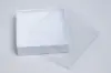 3-1/2L x 3-1/2W x 1H, Clear Top White Swirl Jewelry Boxes, White Swirl/Clear