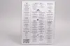 8-1/2W x 11L, Menu Sleeves, Insert Included, Clear