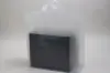 17W x 7D x 18H, Frosted Soft Loop Handle Square Bottom Plastic Shopping Bags, Frosted Clear